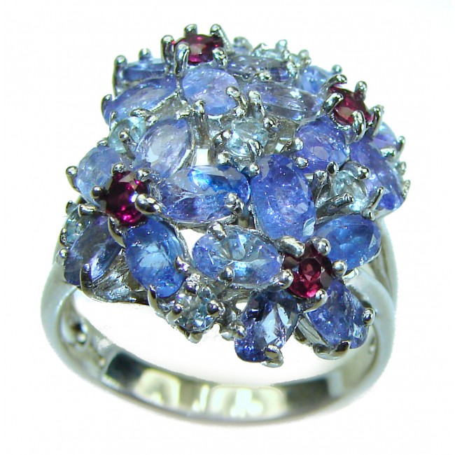 Authentic Kyanite .925 Sterling Silver Handcrafted Ring size 9