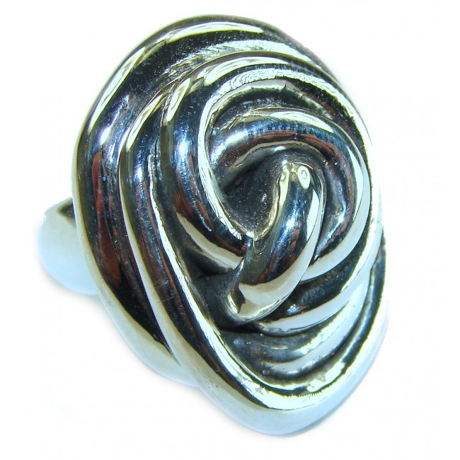 Ariadne's Thread Italy Made Silver Sterling Silver ring s. 8