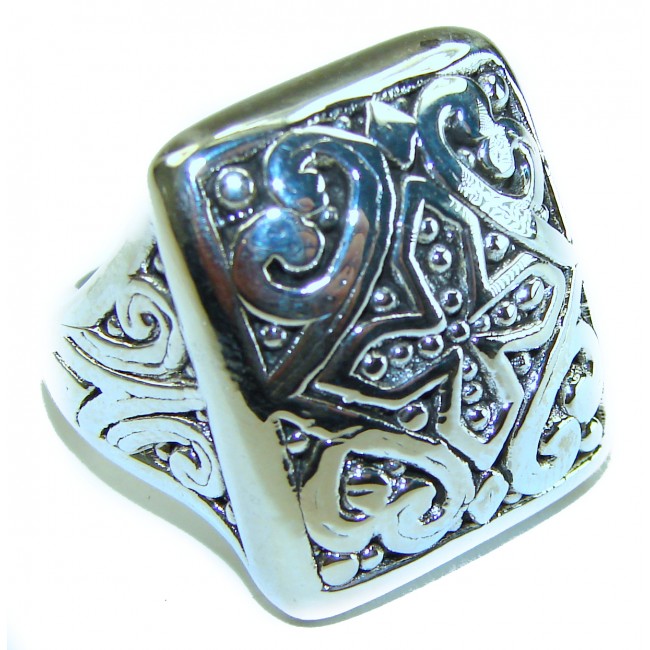 Celtic Cross Bali made .925 Sterling Silver ring size 7 1/2