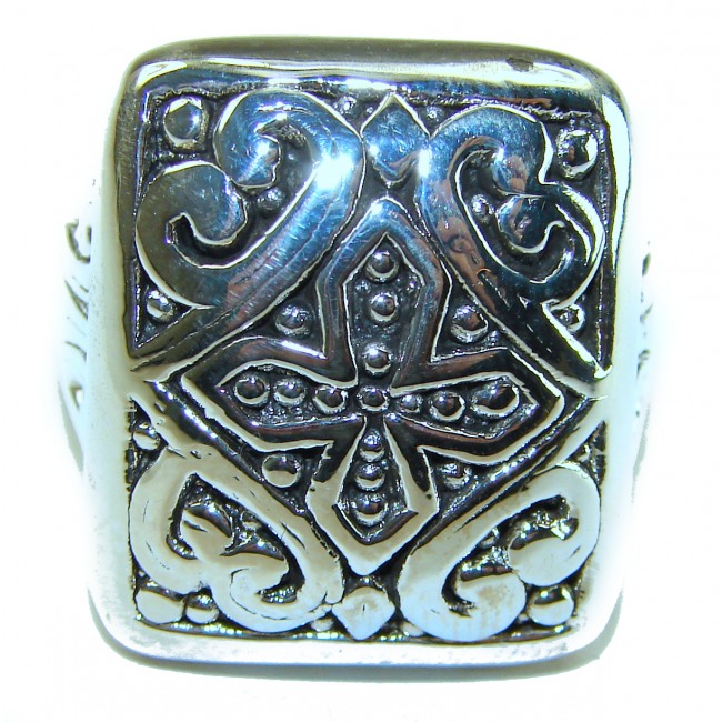 Celtic Cross Bali made .925 Sterling Silver ring size 7 1/2