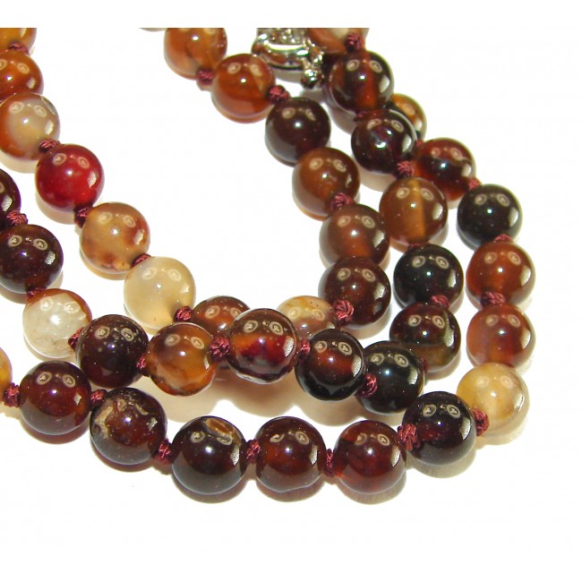 Rare and Unusual Pink Botswana Agate Beads NECKLACE