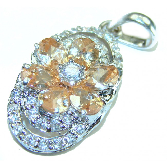 Real Beauty Citrine .925 Sterling Silver handcrafted Pendant