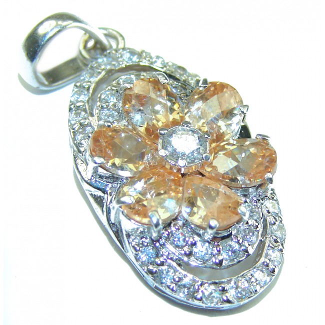 Real Beauty Citrine .925 Sterling Silver handcrafted Pendant