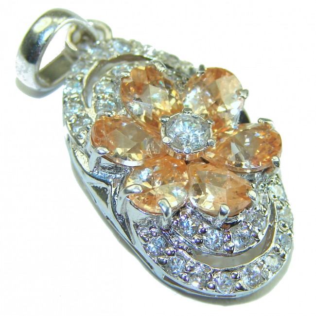 Real Beauty Citrine .925 Sterling Silver handcrafted Pendant