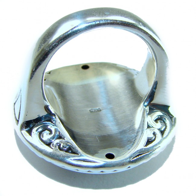 Natural Beauty Italy Made Silver Sterling Silver ring s. 7