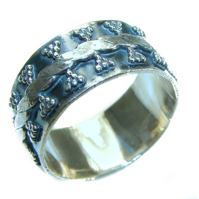 Bali made .925 Sterling Silver handcrafted Ring s. 6 3/4