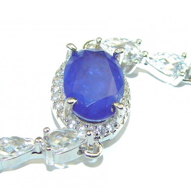 Endless Love Sapphire .925 Sterling Silver handcrafted Bracelet