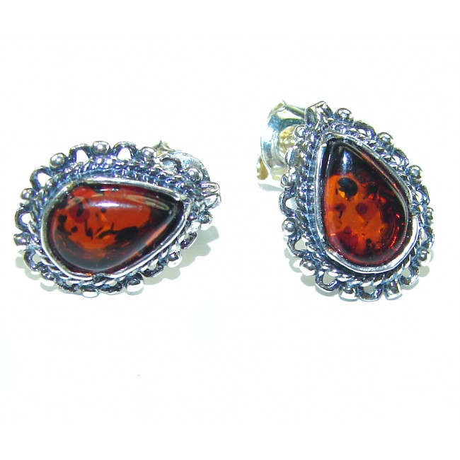 Baltic Amber .925 Sterling Silver earrings