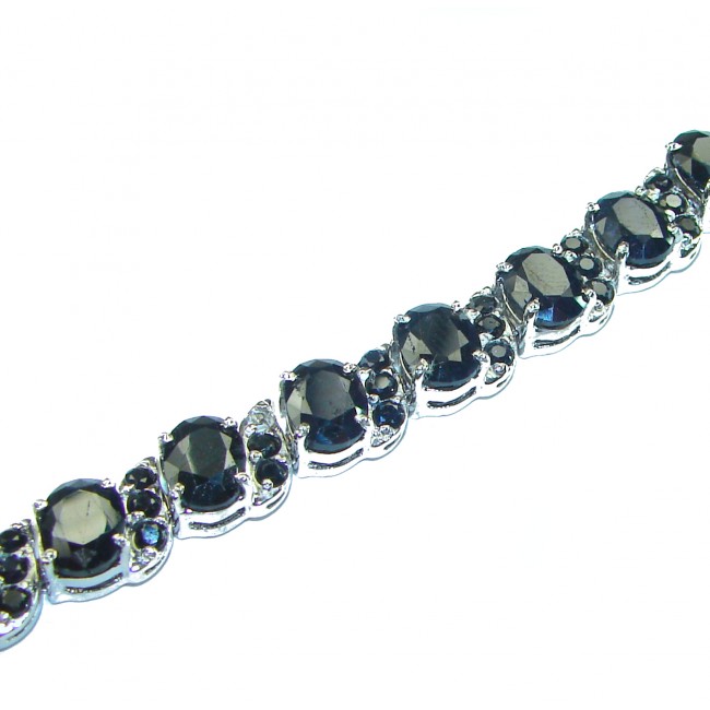 Special Item authentic Sapphire .925 Sterling Silver handcrafted Bracelet