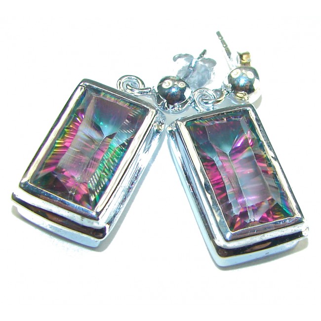 Mystic Topaz .925 Sterling Silver earrings