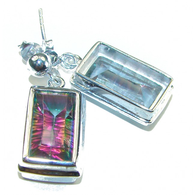 Mystic Topaz .925 Sterling Silver earrings