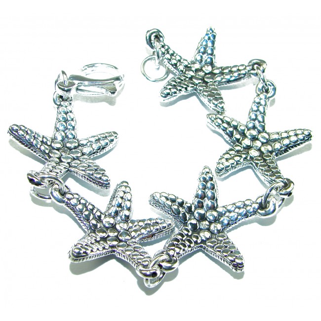 Seaside Italy made Starfish Bracelet in best quality .925 Sterling Silver