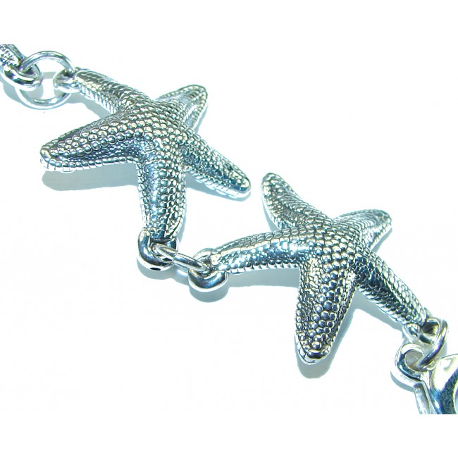 Seaside Italy made Starfish Bracelet in best quality .925 Sterling Silver