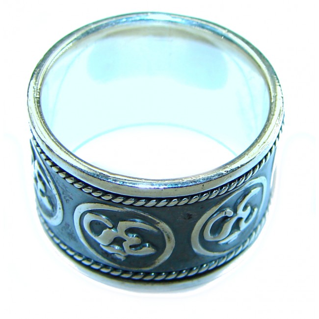 Bali made .925 Sterling Silver handcrafted Ring s. 5 3/4