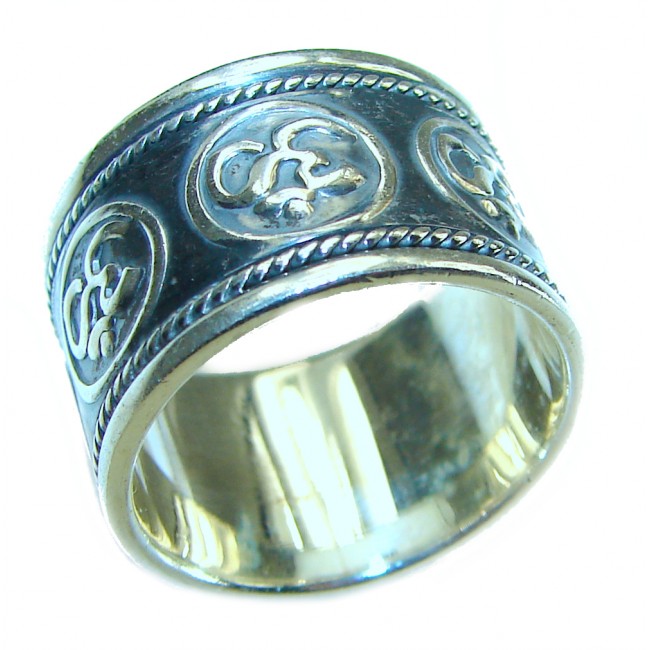 Bali made .925 Sterling Silver handcrafted Ring s. 5 3/4