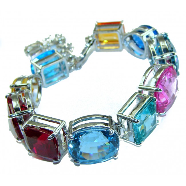 A Tasteful bit of Sparkle .925 Sterling Silver brilliantly handcrafted Bracelet