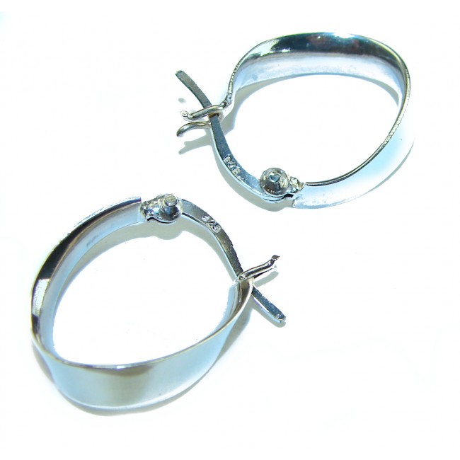 Italy made .925 Sterling Silver Earrings