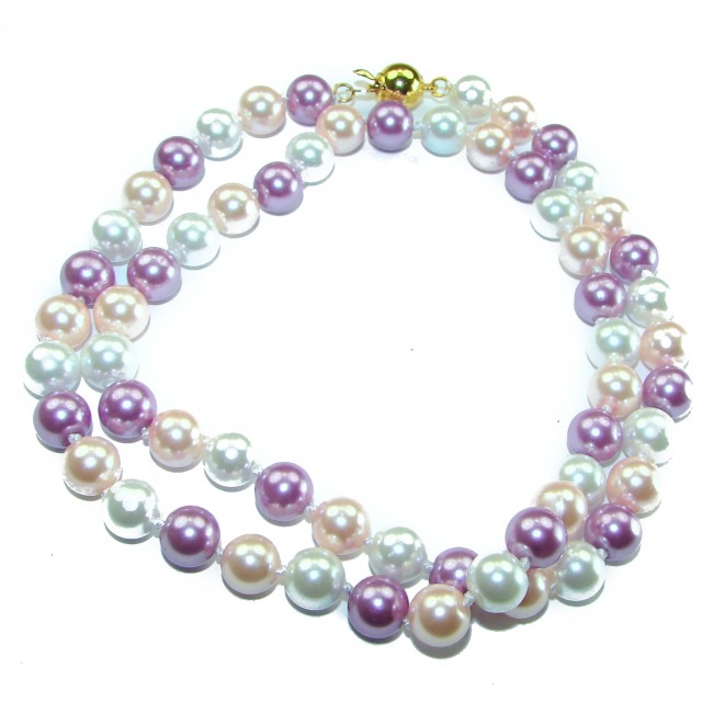 Luxurious fresh water Pearl .925 Sterling Silver handmade Necklace