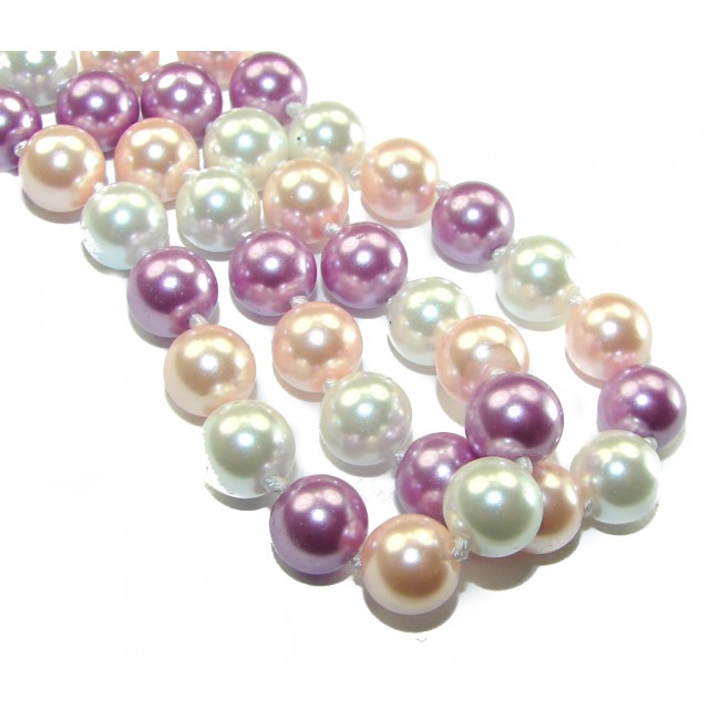 Luxurious fresh water Pearl .925 Sterling Silver handmade Necklace