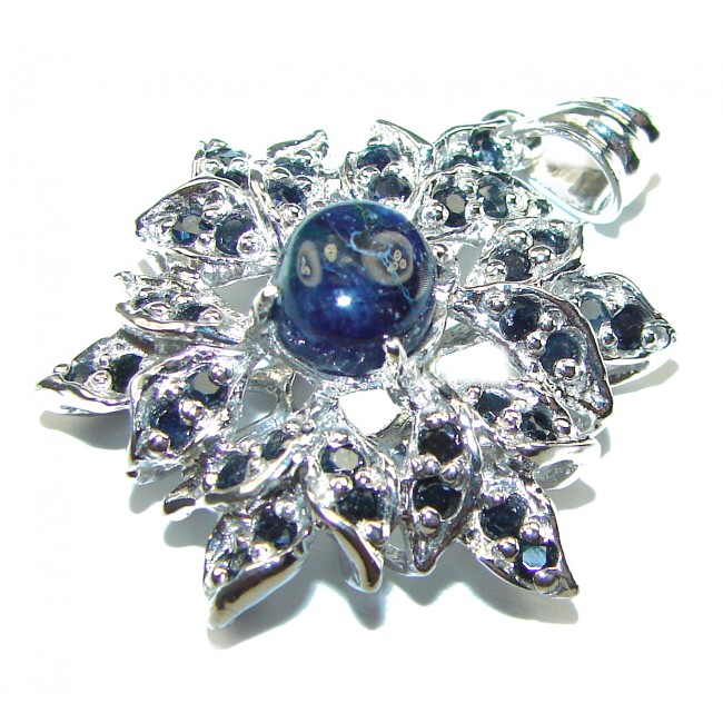 Sapphire .925 Sterling Silver handmade Pendant