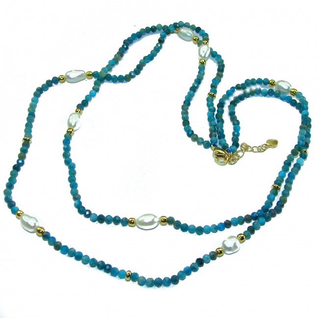 Rio de Janeiro Apatite .925 Sterling Silver handmade necklace