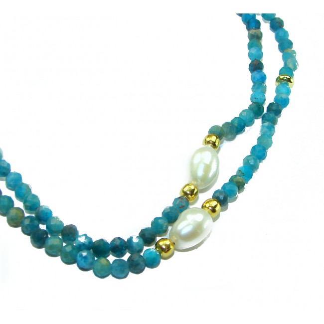 Rio de Janeiro Apatite .925 Sterling Silver handmade necklace