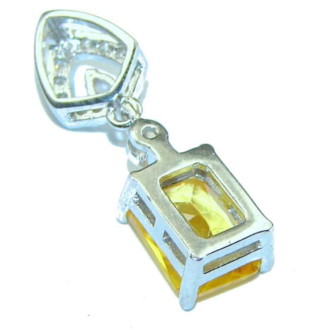 Luxurious Citrine .925 Sterling Silver handmade Pendant