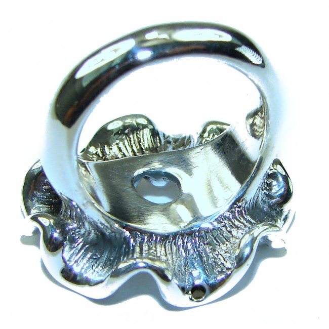 Natural Beauty Italy Made Silver Sterling Silver ring s. 7