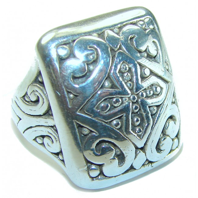 Celtic Cross Bali made .925 Sterling Silver ring size 6