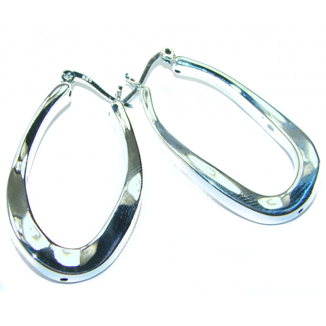 Italy made .925 Sterling Silver handmade Earrings