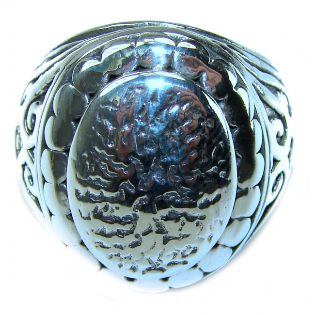 Natural Beauty Italy Made Silver Sterling Silver ring s. 8