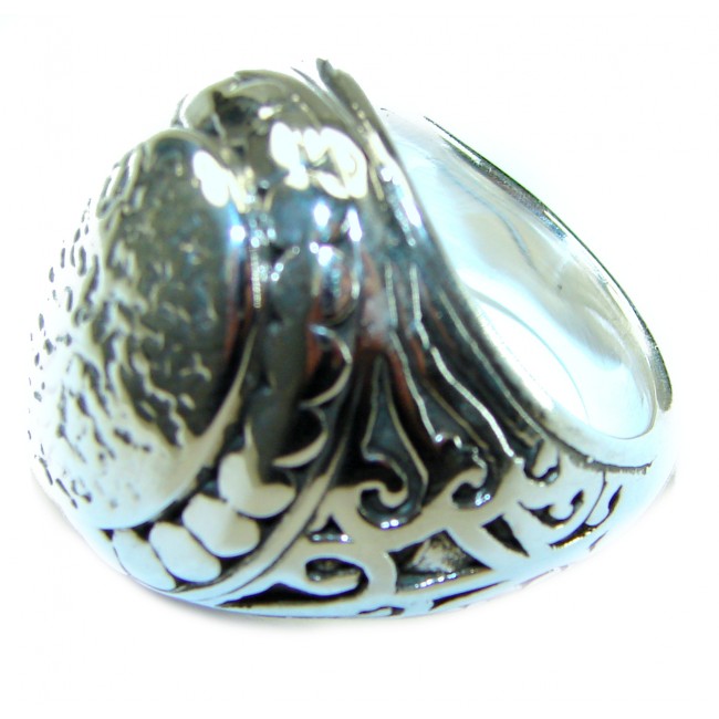 Natural Beauty Italy Made Silver Sterling Silver ring s. 8