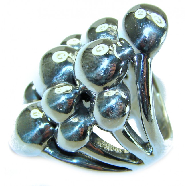 Natural Beauty Italy Made Silver Sterling Silver ring s. 7