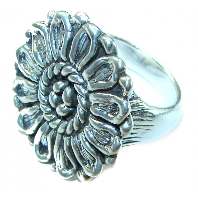 Natural Beauty Italy Made Silver Sterling Silver ring s. 8