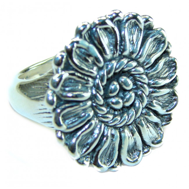 Natural Beauty Italy Made Silver Sterling Silver ring s. 7