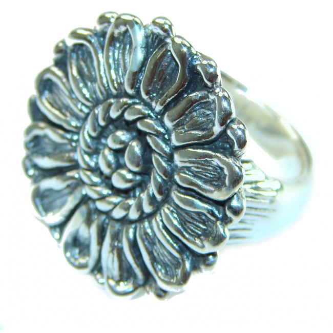 Natural Beauty Italy Made Silver Sterling Silver ring s. 7