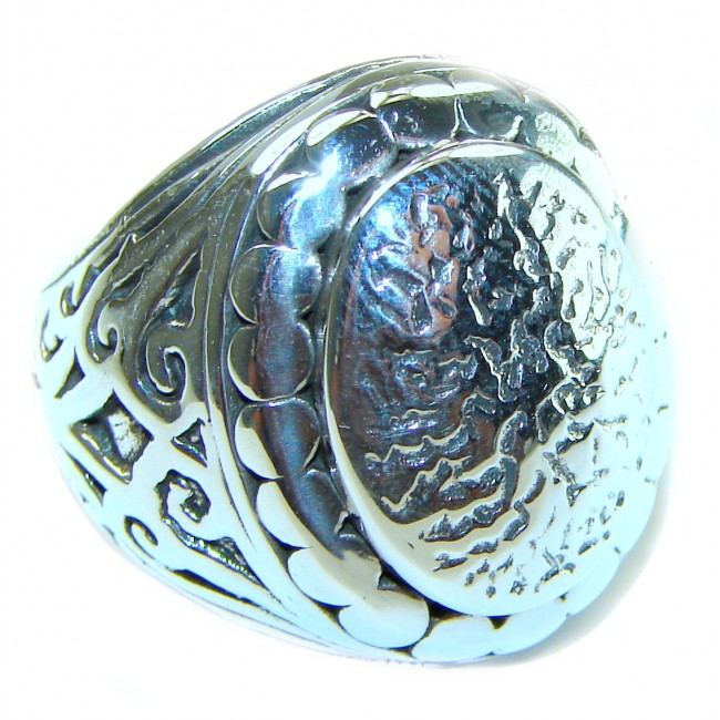 Natural Beauty Italy Made Silver Sterling Silver ring s. 8