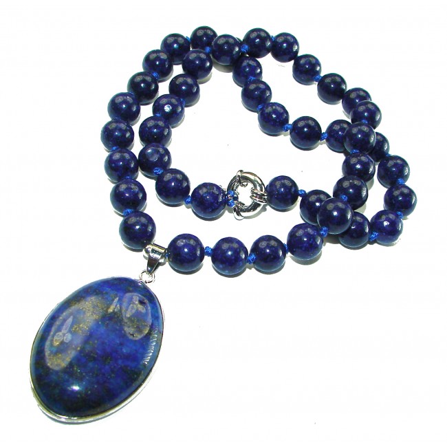 Stone of Venus Sodalite Sterling Silver handcrafted necklace