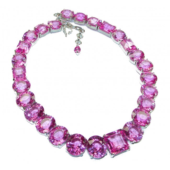 VERY UNIQUE 925 PINK SAPPHIRE store BRACELET