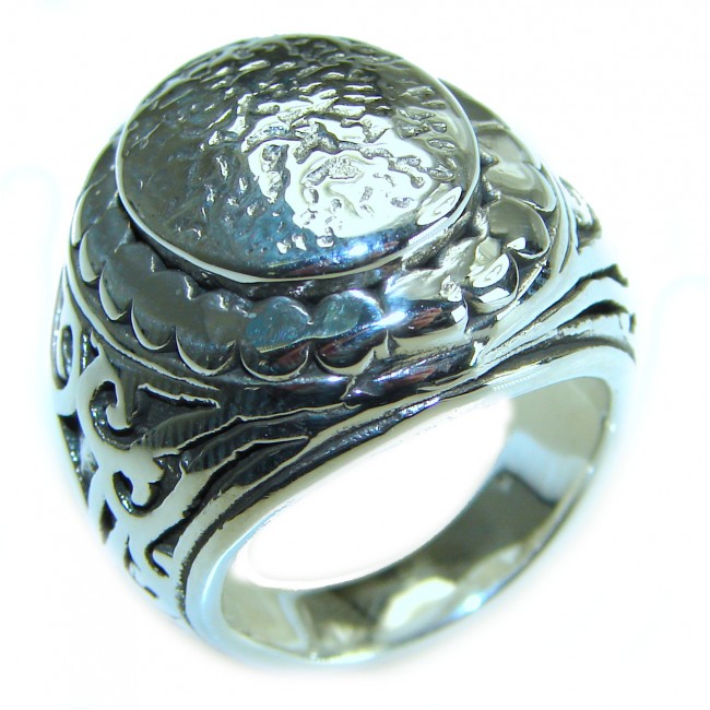 Natural Beauty Bali Made Silver Sterling Silver ring s. 6 3/4