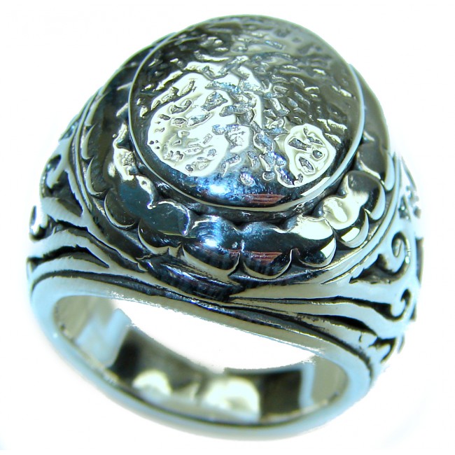 Natural Beauty Bali Made Silver Sterling Silver ring s. 6 3/4