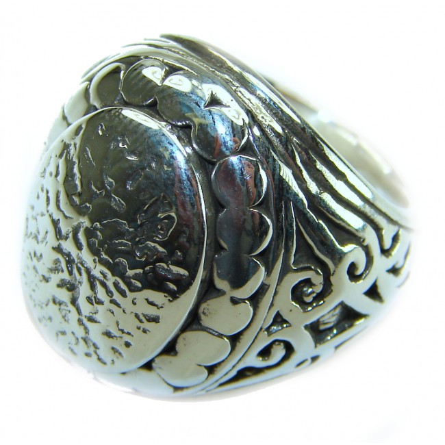 Natural Beauty Bali Made Silver Sterling Silver ring s. 6 3/4