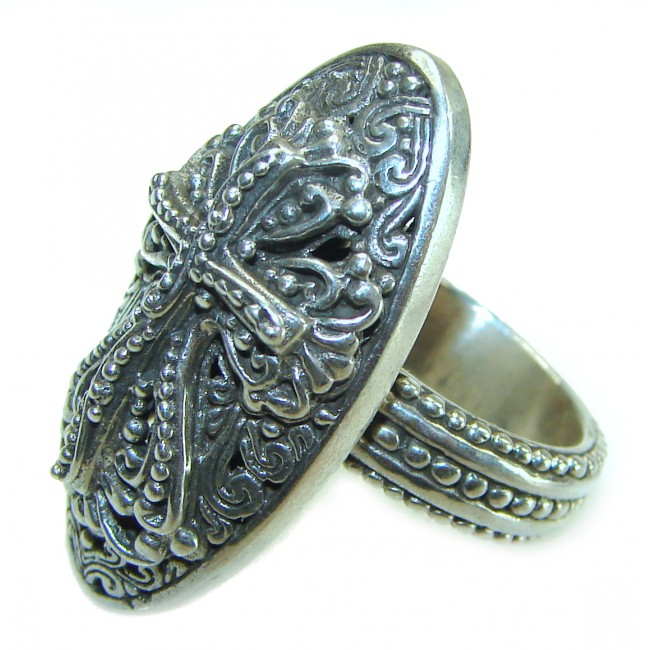 Celtic Cross Bali made .925 Sterling Silver ring size 7