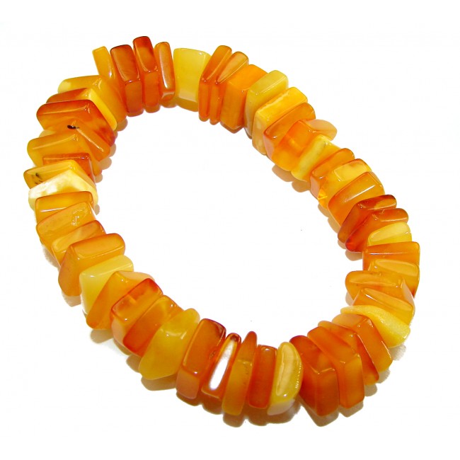 Multicolor Color Beautiful Amber handcrafted streach Bracelet