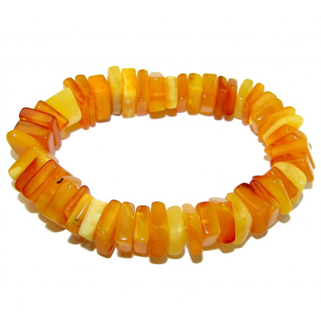 Multicolor Color Beautiful Amber handcrafted streach Bracelet