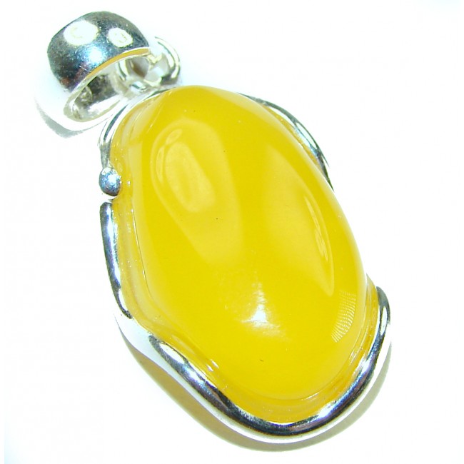 authentic Butterscotch Baltic Amber .925 Sterling Silver beautifully handcrafted Pendant