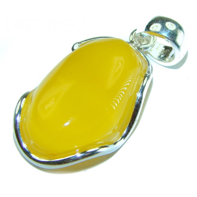 authentic Butterscotch Baltic Amber .925 Sterling Silver beautifully handcrafted Pendant