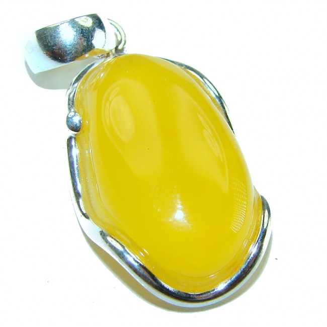 authentic Butterscotch Baltic Amber .925 Sterling Silver beautifully handcrafted Pendant