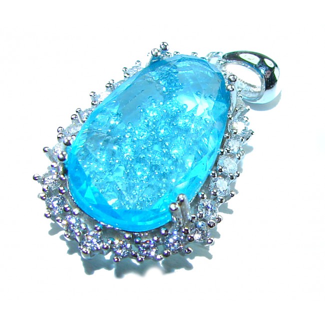 Venus- Eau Pure 14.5 carat Apatite .925 Sterling Silver Handcrafted Pendant