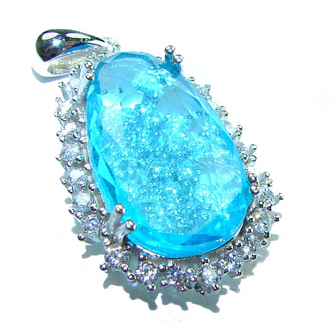 Venus- Eau Pure 14.5 carat Apatite .925 Sterling Silver Handcrafted Pendant